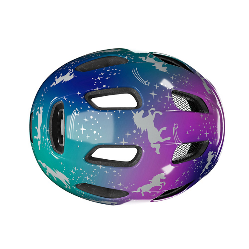 Lazer Nutz Kids Helmet KinetiCore Unicorn Sparkle pur/grn-5